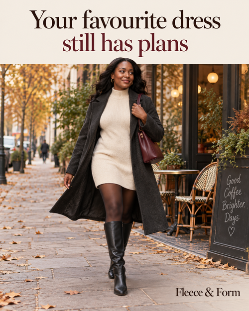 Your favourite dress still has plans - Fleece & Form